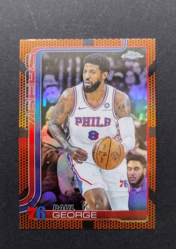2025-26 Topps Chrome Paul George #171 Basketball Refractor