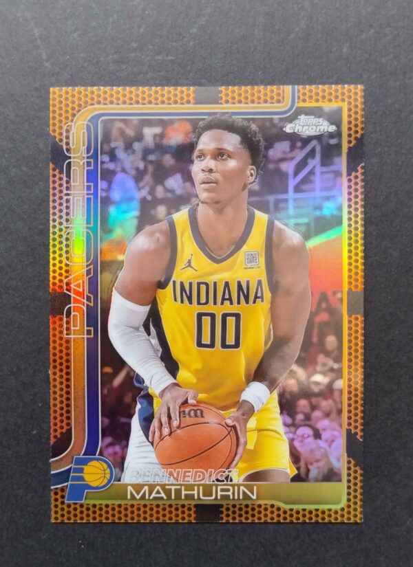 2025-26 Topps Chrome Benedict Mathurin #93 Basketball Refractor