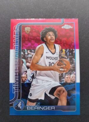 2025-26 Topps Chrome Joan Beringer #267 RC Red White Blue