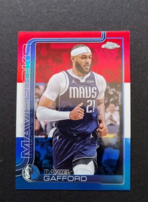 2025-26 Topps Chrome Daniel Gafford #78 Red White Blue