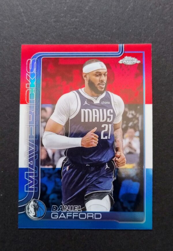 2025-26 Topps Chrome Daniel Gafford #78 Red White Blue