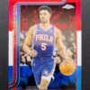 2025-26 Topps Chrome Quentin Grimes #197 Red White Blue
