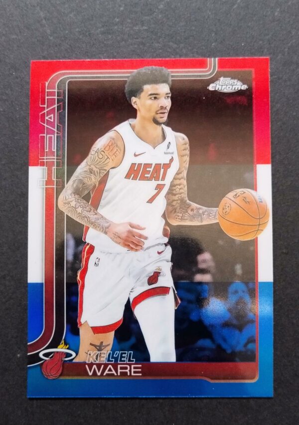2025-26 Topps Chrome Kel'el Ware #129 Red White Blue