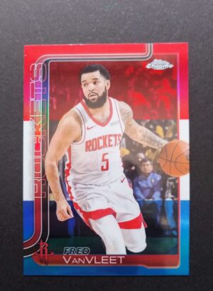 2025-26 Topps Chrome Fred VanVleet #66 Red White Blue
