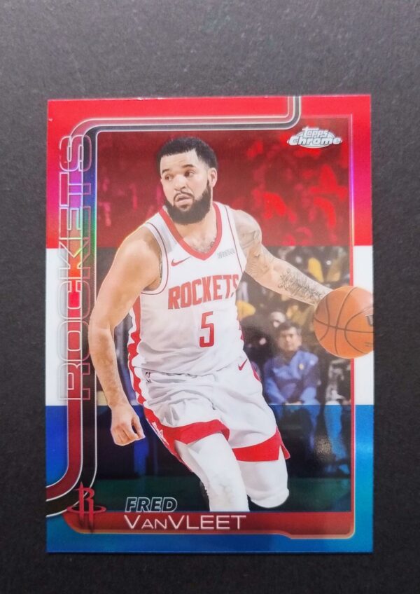 2025-26 Topps Chrome Fred VanVleet #66 Red White Blue