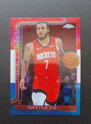 2025-26 Topps Chrome Cam Whitmore #86 Red White Blue