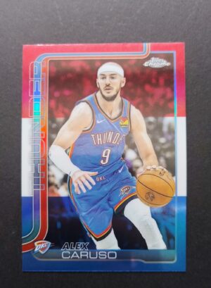2025-26 Topps Chrome Alex Caruso #170 Red White Blue