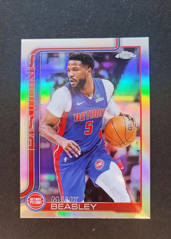 2025-26 Topps Chrome Malik Beasley #36 Silver Refractor