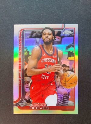 2025-26 Topps Chrome Antonio Reeves #108 Silver Refractor