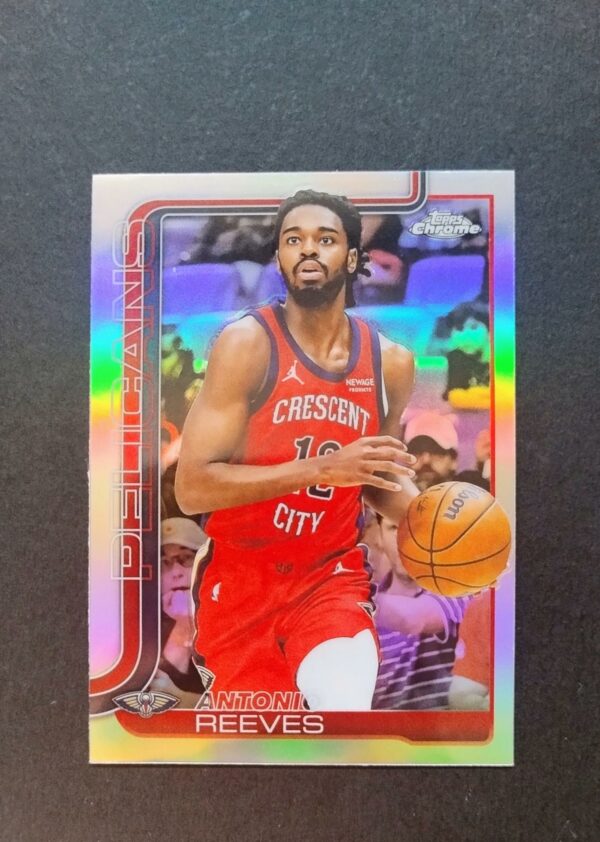 2025-26 Topps Chrome Antonio Reeves #108 Silver Refractor