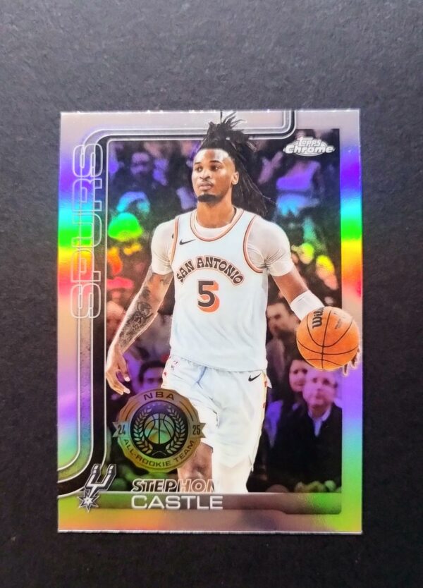 2025-26 Topps Chrome Stephon Castle #228 Silver Refractor