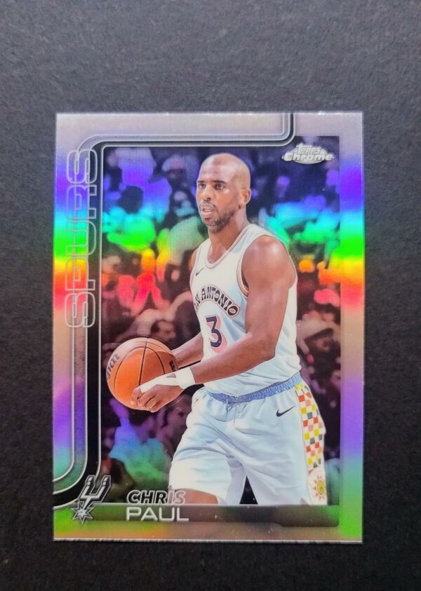 2025-26 Topps Chrome Chris Paul #219 Silver Refractor