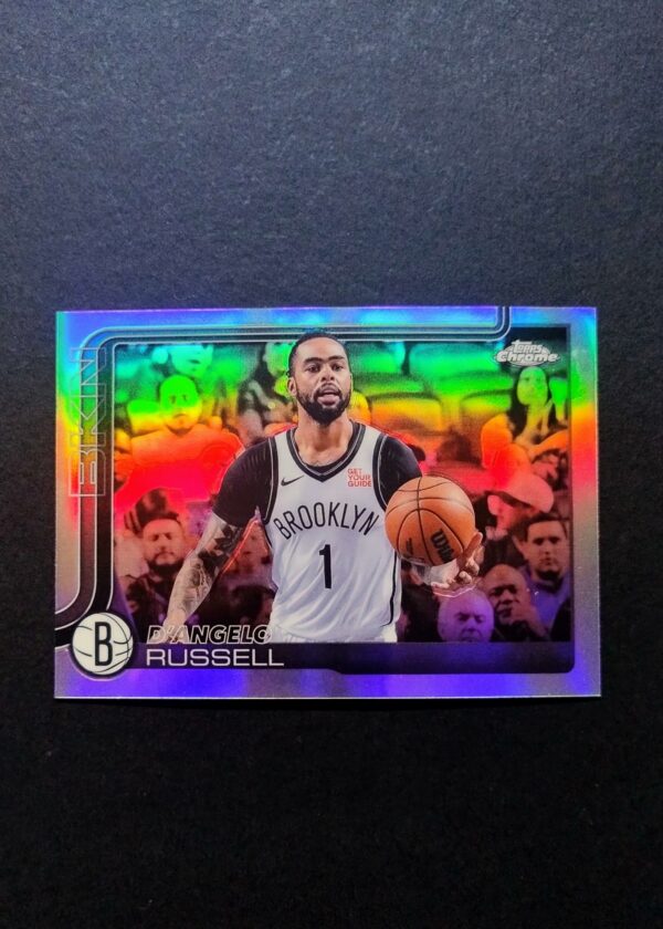 2025-26 Topps Chrome D'angelo Russell #79 Silver Refractor