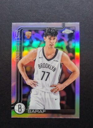 2025-26 Topps Chrome Ben Saraf #276 RC Silver Refractor