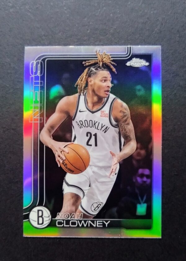 2025-26 Topps Chrome Noah Clowney #23 Silver Refractor