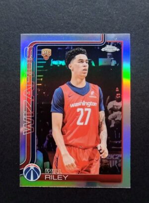 2025-26 Topps Chrome Will Riley #271 RC Silver Refractor