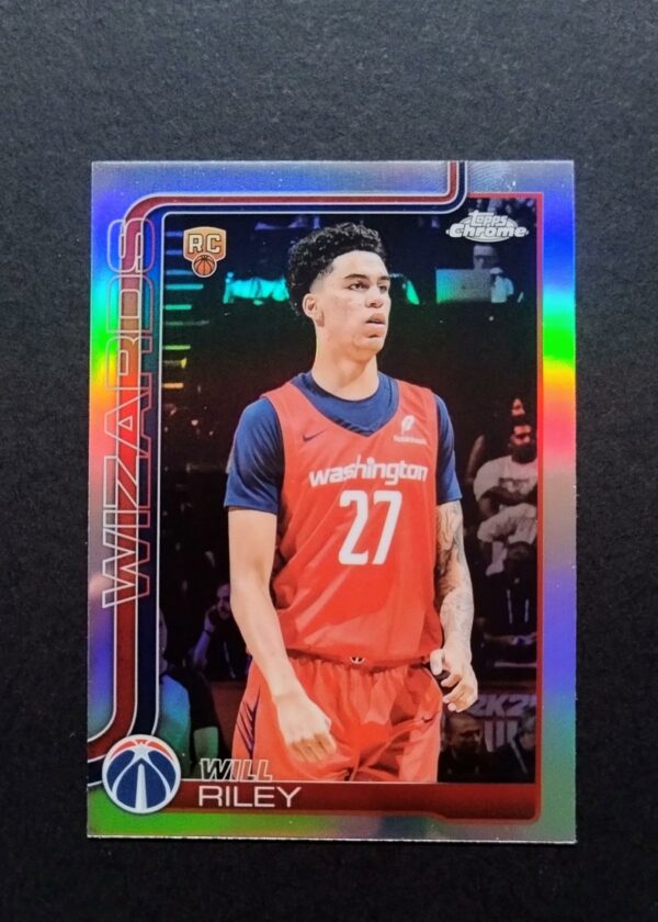 2025-26 Topps Chrome Will Riley #271 RC Silver Refractor