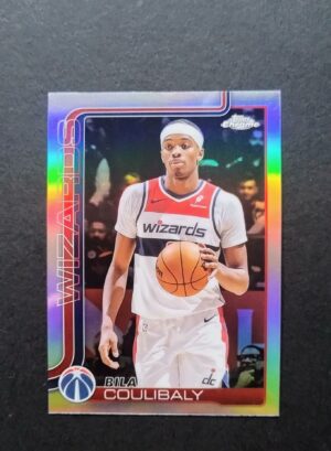 2025-26 Topps Chrome Bilal Coulibaly #208 Silver Refractor