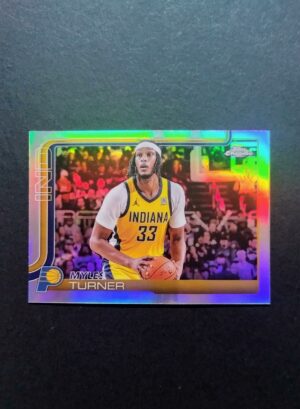 2025-26 Topps Chrome Myles Turner #29 Silver Refractor