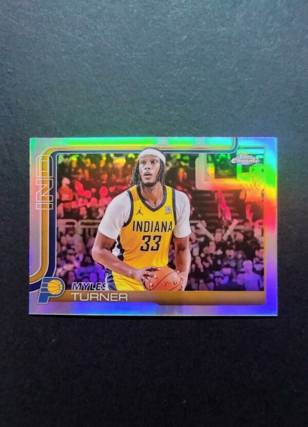 2025-26 Topps Chrome Myles Turner #29 Silver Refractor