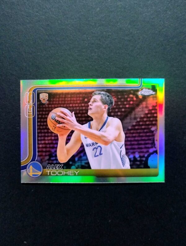 2025-26 Topps Chrome Alex Toohey #298 RC Silver Refractor