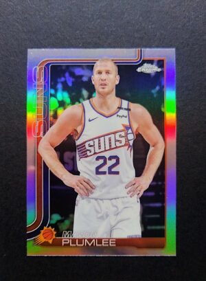 2025-26 Topps Chrome Mason Plumlee #106 RC Silver Refractor