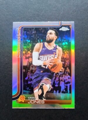 2025-26 Topps Chrome Tyus Jones #146 RC Silver Refractor