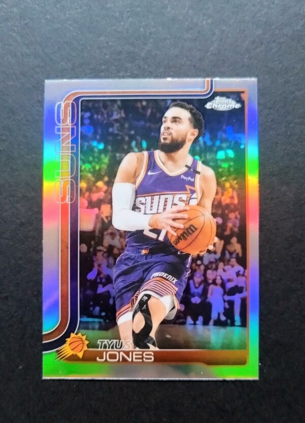 2025-26 Topps Chrome Tyus Jones #146 RC Silver Refractor