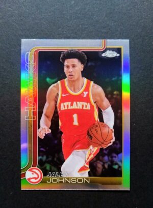 2025-26 Topps Chrome Jalen Johnson #56 Silver Refractor