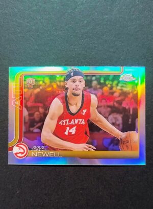2025-26 Topps Chrome Asa Newell #273 Silver Refractor