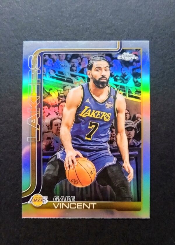 2025-26 Topps Chrome Gabe Vincent #119 Silver Refractor