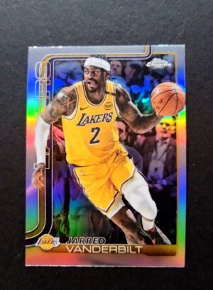 2025-26 Topps Chrome Jarred Vanderbilt #154 Silver Refractor