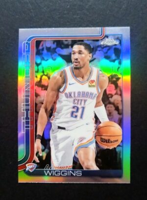 2025-26 Topps Chrome Aaron Wiggins #196 Silver Refractor