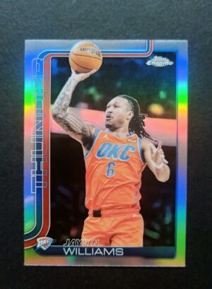 2025-26 Topps Chrome Jaylin Williams #105 Silver Refractor