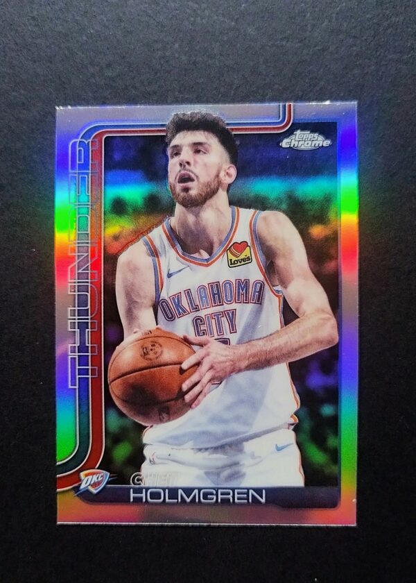2025-26 Topps Chrome Chet Holmgren #134 Silver Refractor