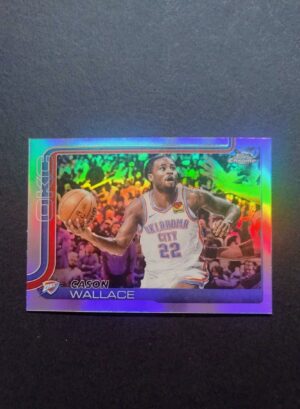 2025-26 Topps Chrome Cason Wallace #191 Silver Refractor