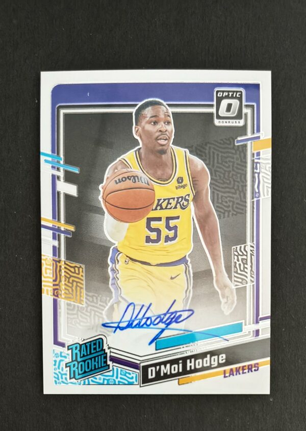 2023-24 Panini Optic D'Moi Hodge RC Auto