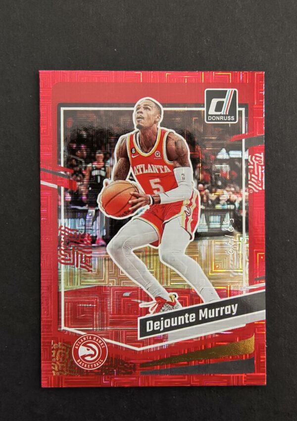2023-24 Panini Donruss Dejounte Murray #31 89/99 Red Choice