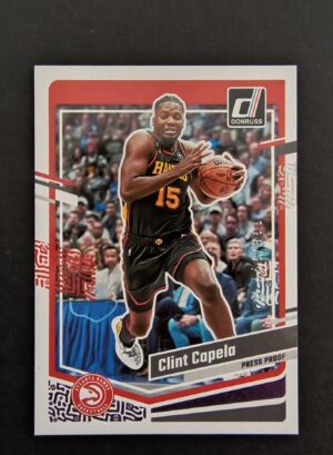 2023-24 Panini Donruss Clint Capela #91 118/199 Press Proof