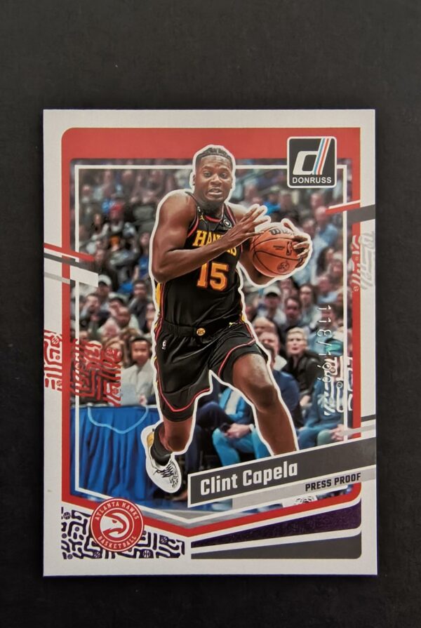 2023-24 Panini Donruss Clint Capela #91 118/199 Press Proof