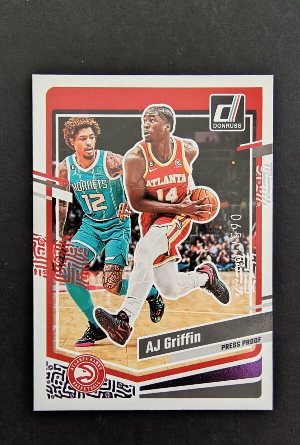 2023-24 Panini Donruss AJ Griffin #93 065/199 Press Proof