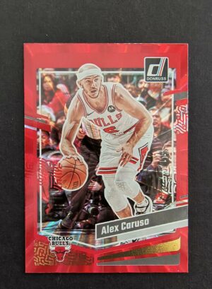 2023-24 Panini Donruss Alex Caruso #191 11/99 Red Laser