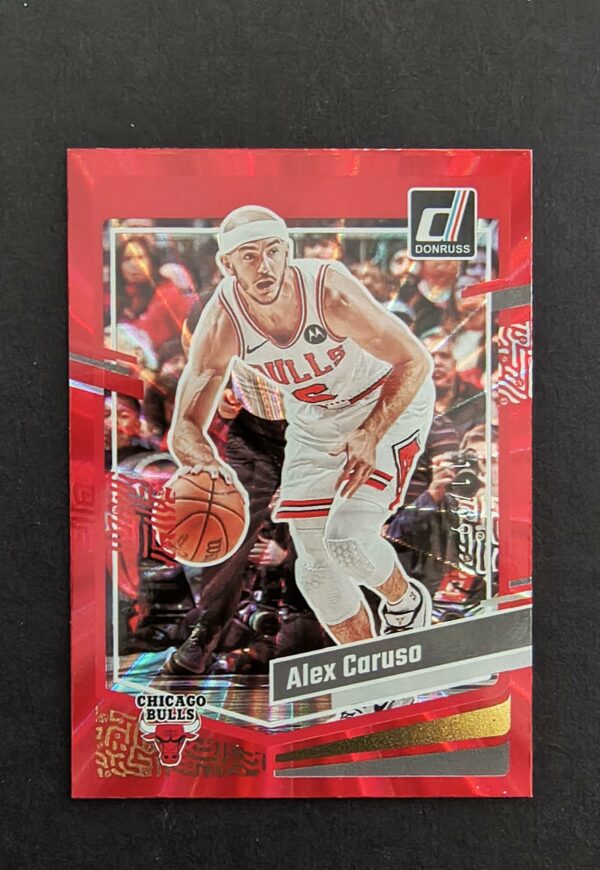 2023-24 Panini Donruss Alex Caruso #191 11/99 Red Laser