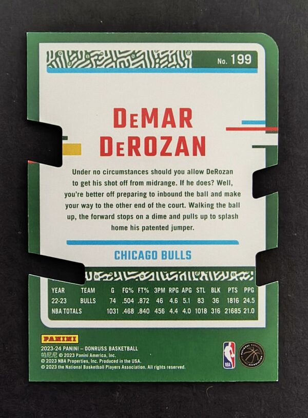 2023-24 Panini Donruss Demar DeRozan #199 61/75