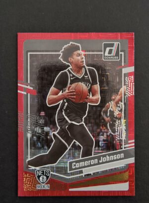 2023-24 Panini Donruss Cameron Johnson #165 94/99 Red Choice