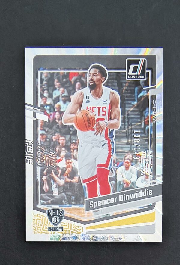 2023-24 Panini Donruss Spencer Dinwiddie #45 138/149 Holo Laser