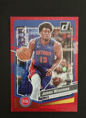 2023-24 Panini Donruss James Wiseman #146 47/99 Red Choice