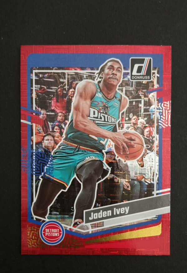 2023-24 Panini Donruss Jaden Ivey #135 05/99 Red Choice