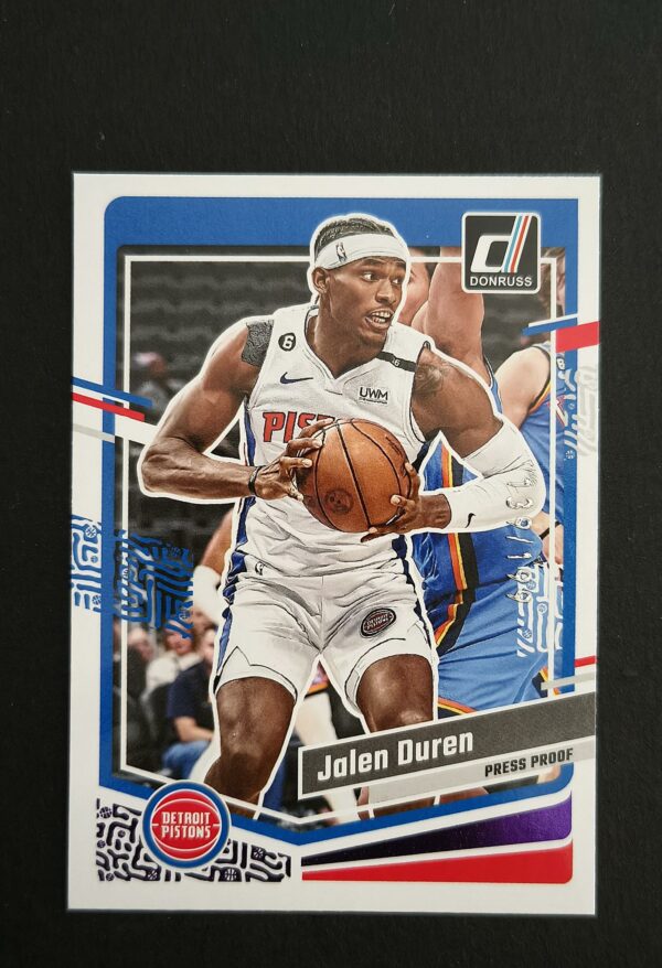 2023-24 Panini Donruss Jalen Duren #104 139/199 Press Proof
