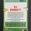 2023-24 Panini Donruss RJ Barrett #57 21/49 Blue Laser